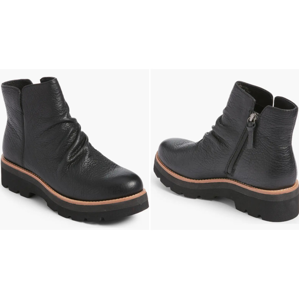 Söfft Women's Pecola water-resistant lug booties black size 9.5